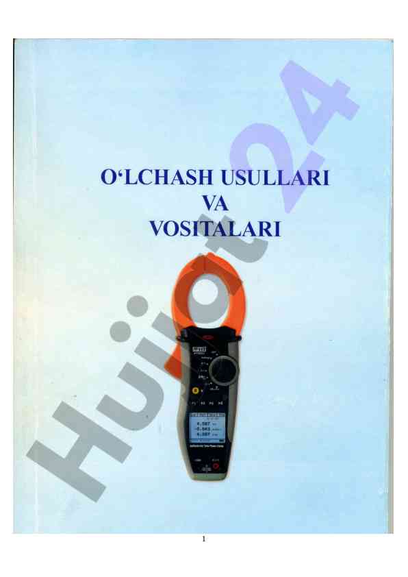 Elektr o‘lchash usullari va asboblari