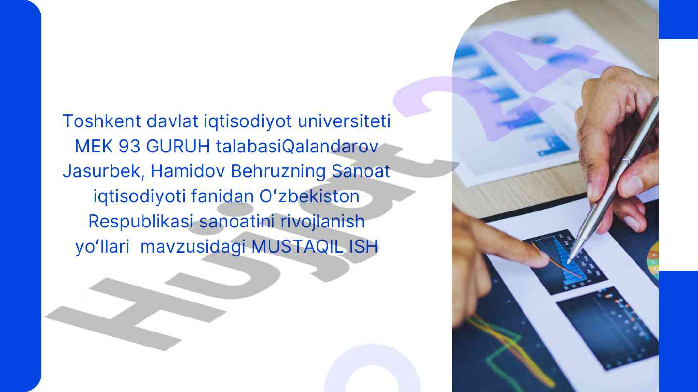 O'zbekiston respublikasi yengil sanoatini rivojlanishi