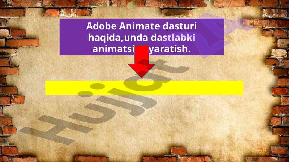 Adobe animate dasturi bilan animatsiya yaratish