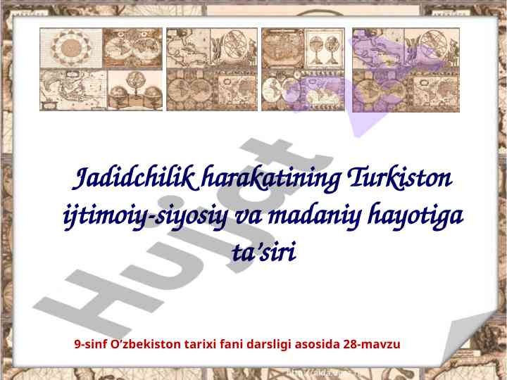 Jadidchilik Harakatining Ijtimoiy-Siyosiy Ta'siri