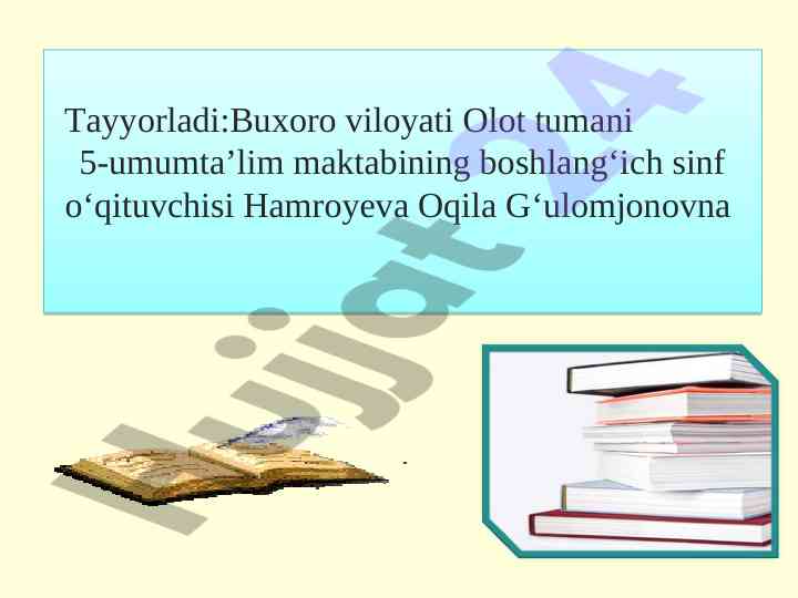 Ona tilida yozuv darslari va mashqlar