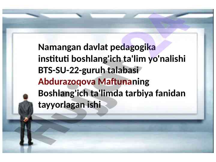 Ota-onalar bilan hamkorlikning pedagogik shartlari
