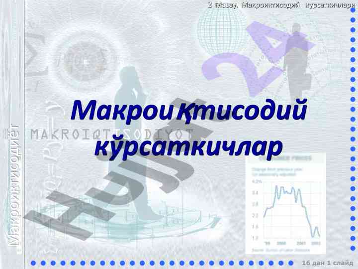 Makroiqtisodiy ko‘rsatkichlar taqdimoti