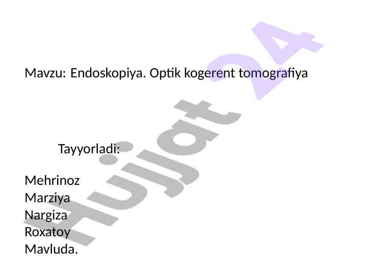 Endoskopiya: ichki organlarni tekshirish usullari