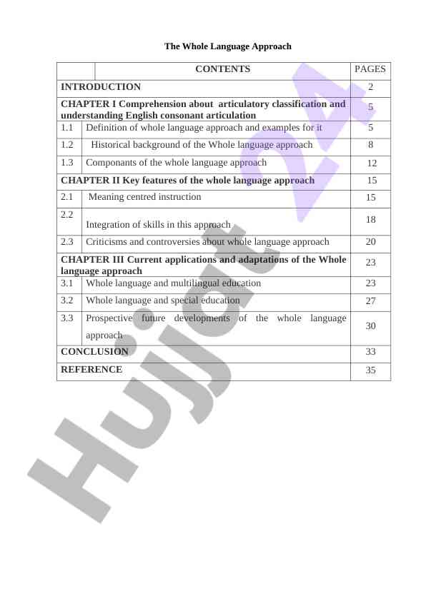 The whole language approach in multilingual education
