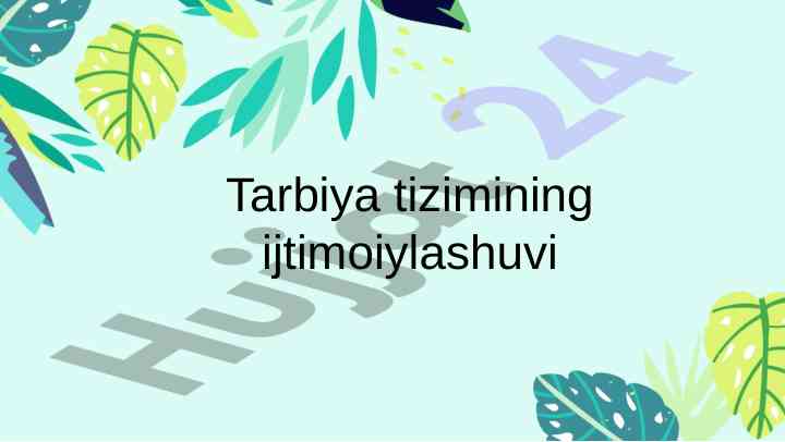 Ijtimoiylashuv va individuallashuv jarayonlari