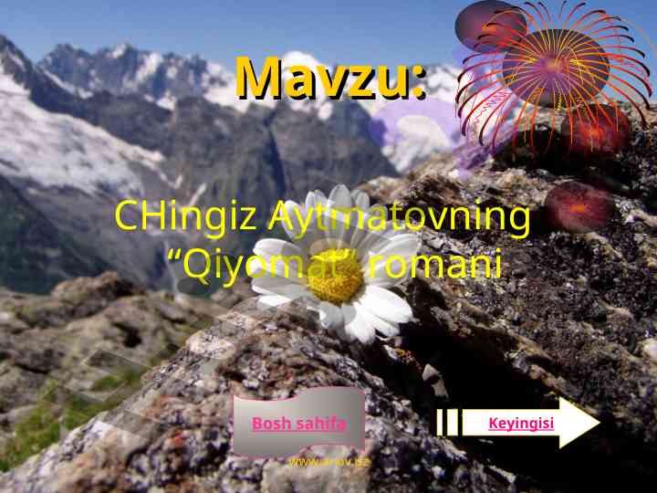 Chingiz aytmatovning qiyomat romanidagi goyalar