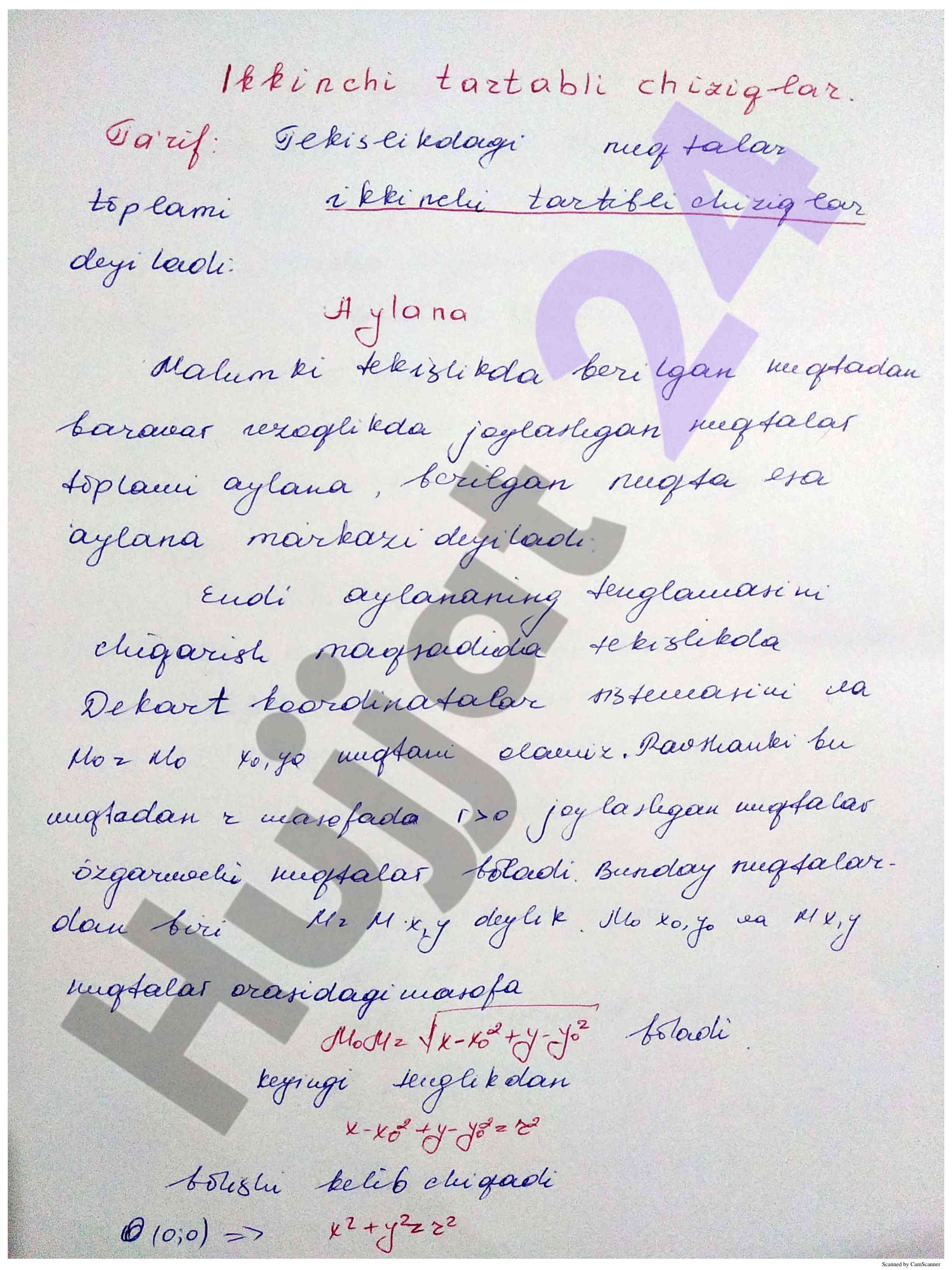 Laboratoriya ishlari bo'yicha hisobotlarni tahlil qilish