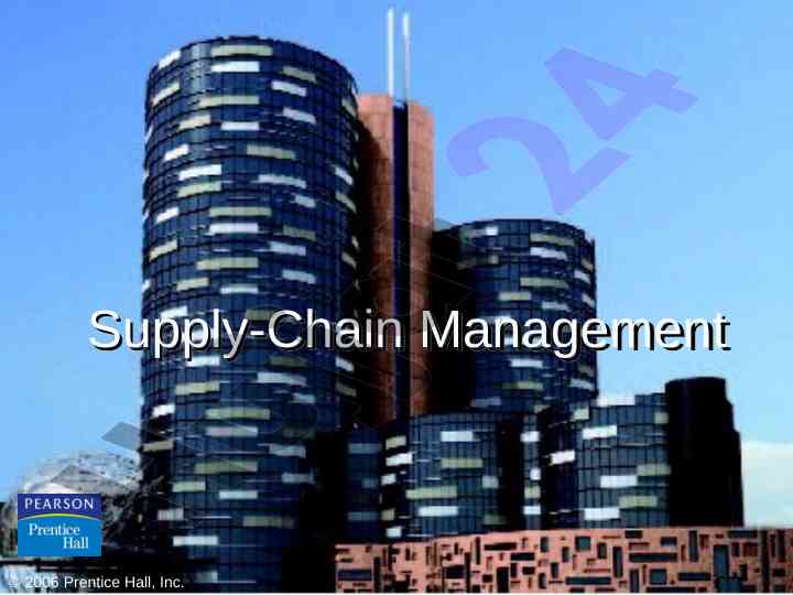 Supply-chain management strategies and importance
