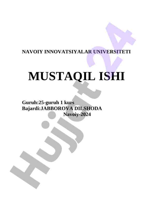 Microsoft office word matn muharriri bilan ishlash