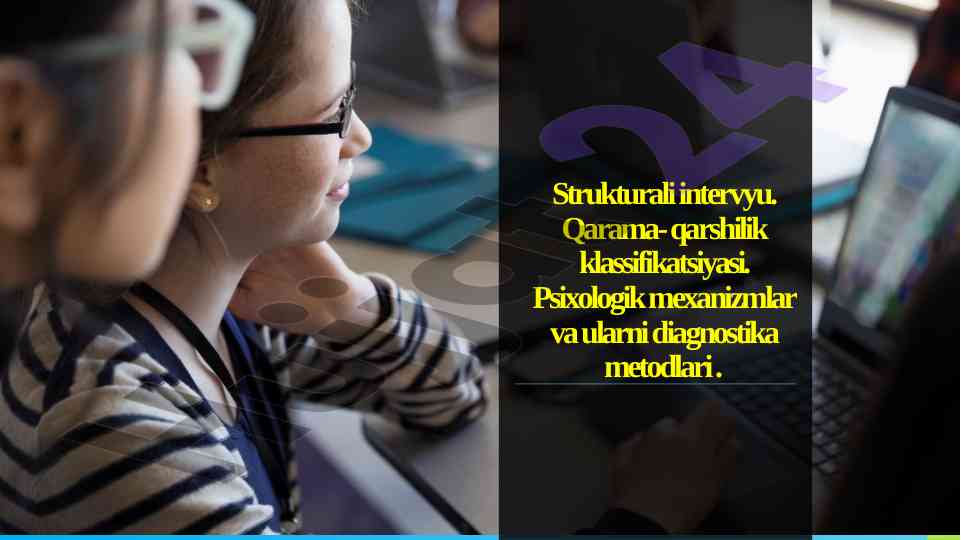 Strukturali intervyu va qarama-qarshilik klassifikatsiyasi