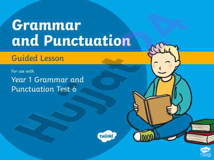 Grammar and punctuation test instructions