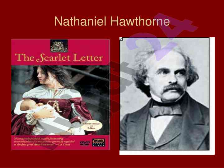 Nathaniel hawthorne: life and early influences