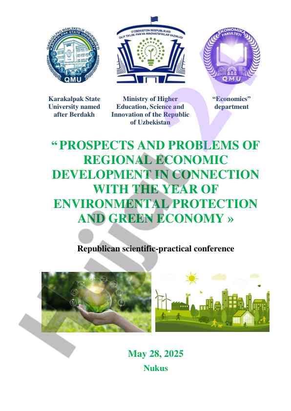 Regional economic development and green economy conference