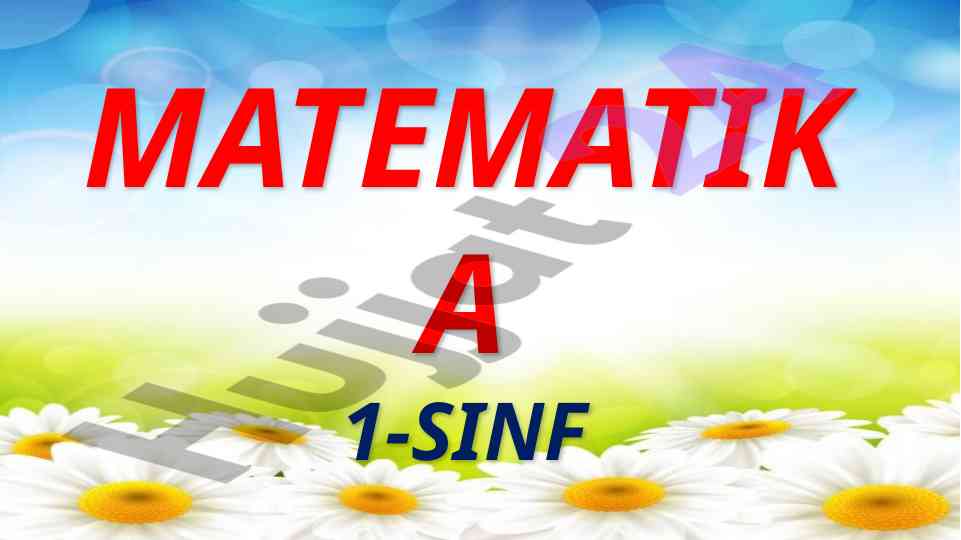 Matematika darsi: sonlarni o‘nlikdan o‘tib ayirish
