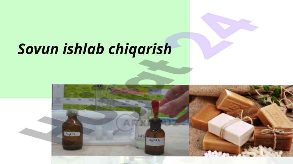 Sovun ishlab chiqarish va natriyning roli