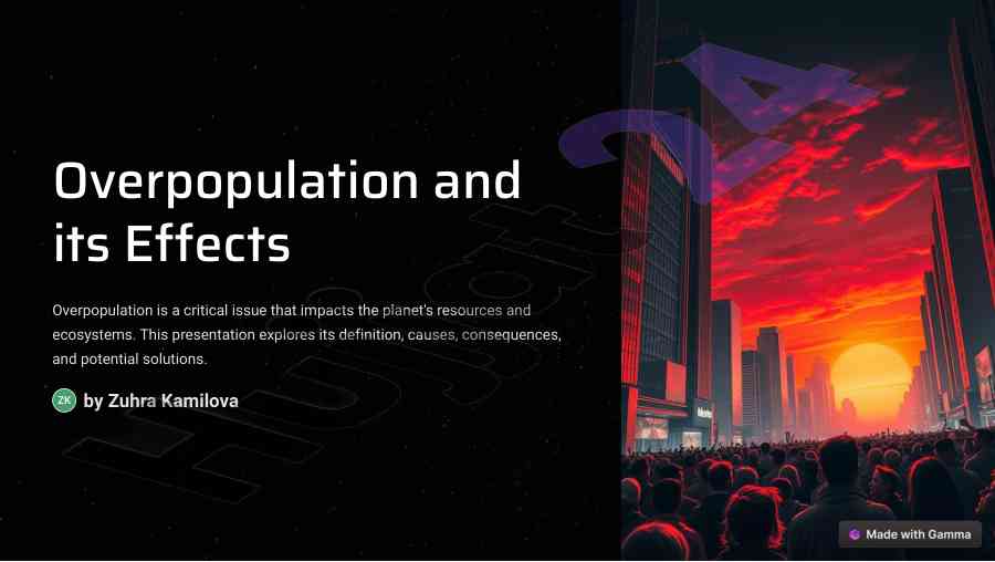 Overpopulation and its environmental consequences