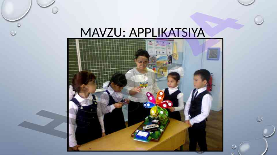Applikatsiya o'rgatish metodlari va materiallari