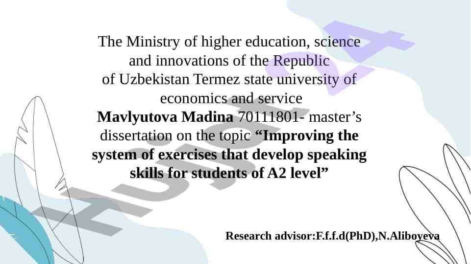 Improving a2 level speaking skills development system