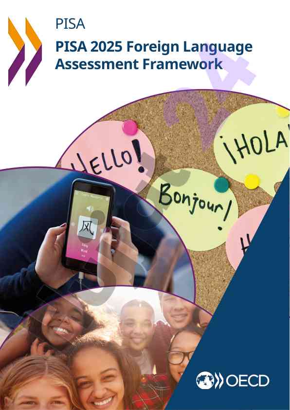 Pisa 2025 foreign language assessment framework overview