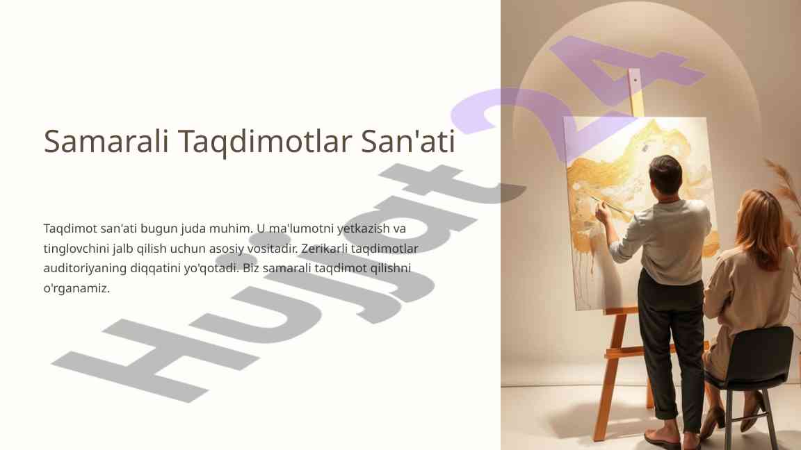 Samarali taqdimotlar san'ati va rejalashtirish