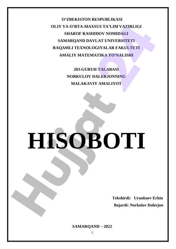 Chiziqli bo'lmagan tenglamalar va matematik modellar