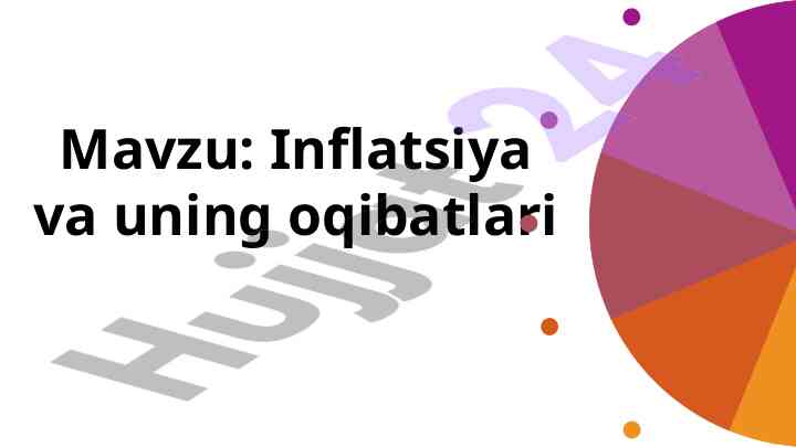 Inflatsiya va uning oqibatlari haqida tadqiqot