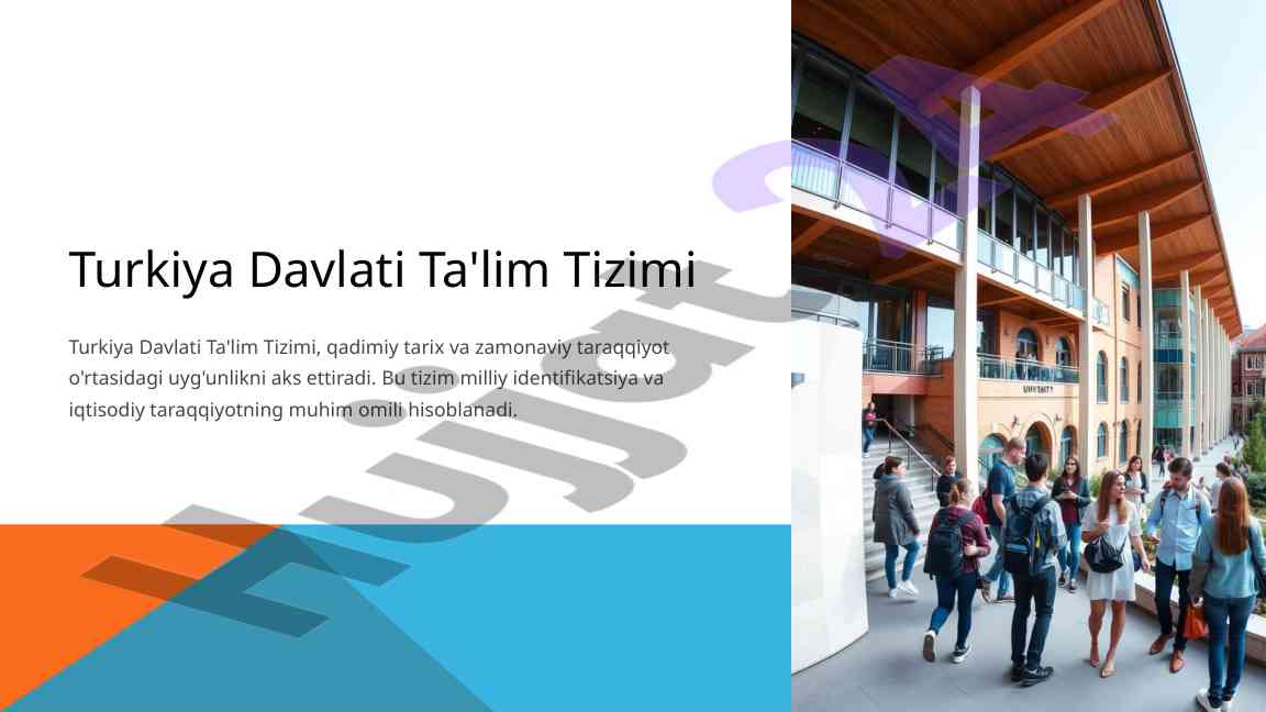 Turkiya davlati ta'lim tizimi asoslari