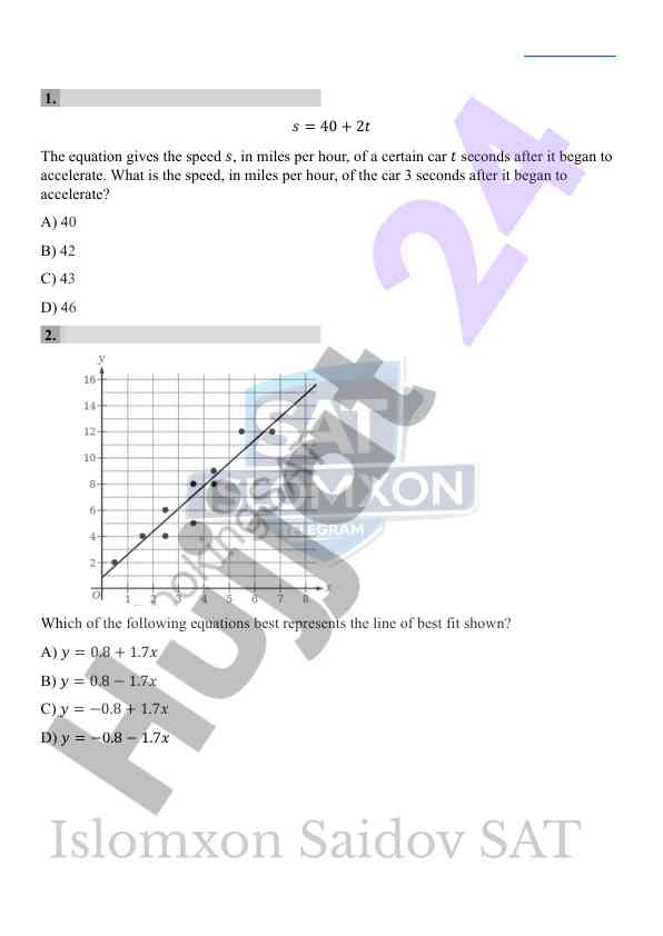Mathematical problem solving techniques