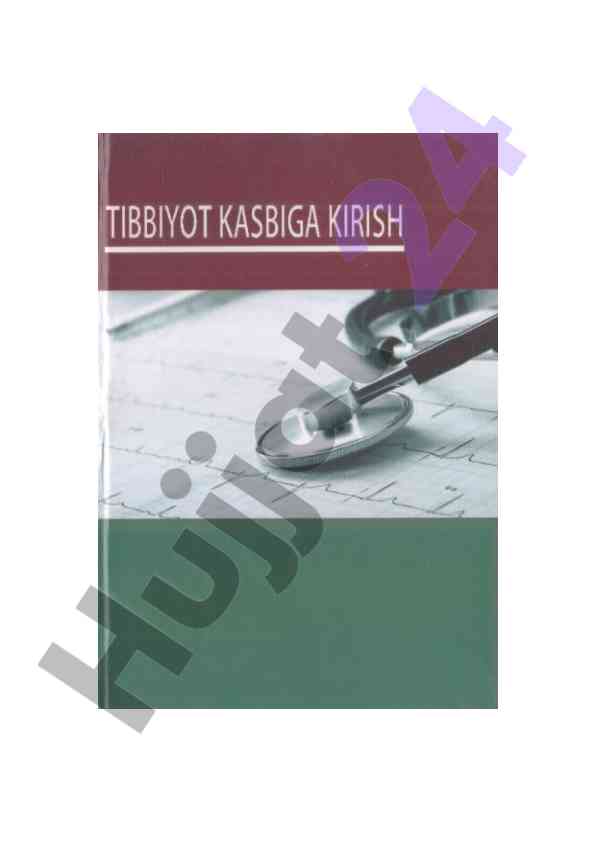 Tibbiyot kasbiga kirish darsligi