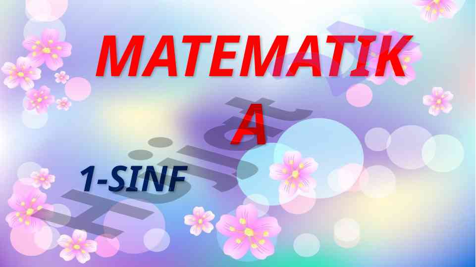 Qavslar mavzusida mustaqil topshiriq 1-sinf