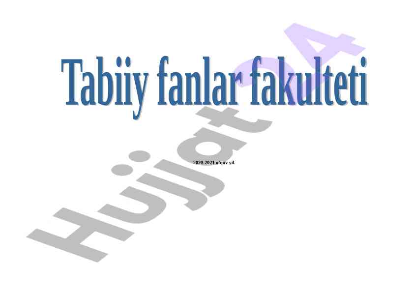 O‘quv yili talabalari ro‘yxati
