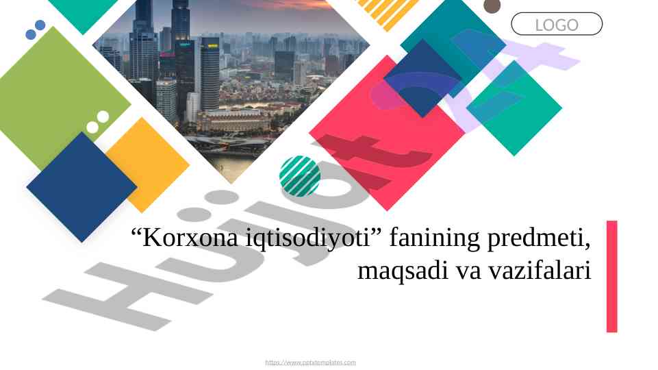 Korxona iqtisodiyoti fanining ahamiyati va maqsadi