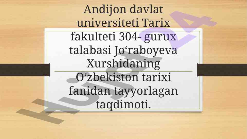 Ikkinchi jaxon urushi oʻzbekiston hissasi