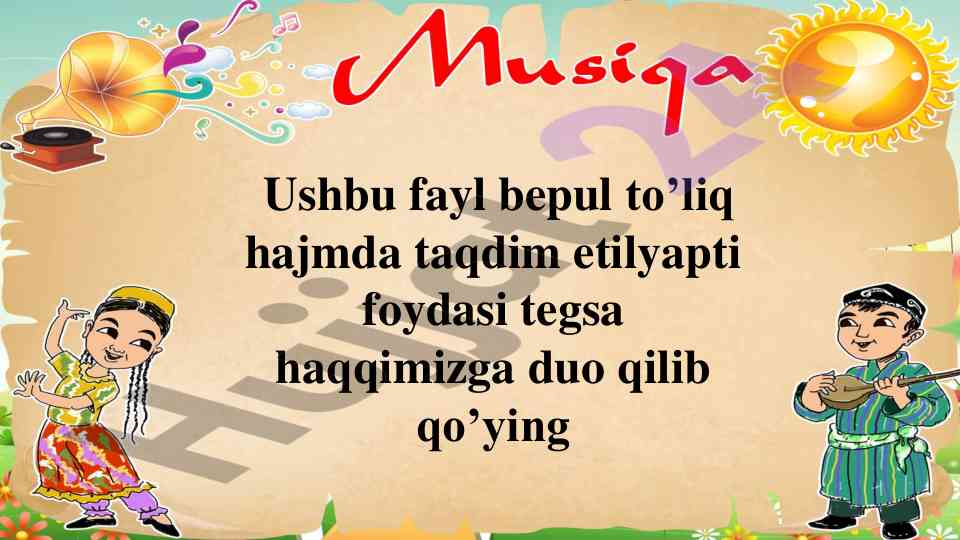 Mumtoz kuylar va zamonaviy musiqa o‘rganish