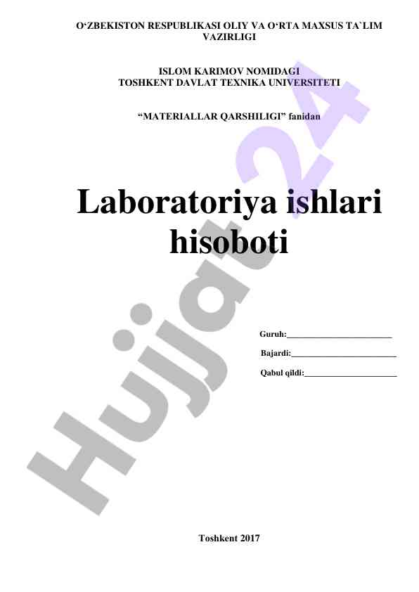 Bo‘ylama elastiklik moduli va puasson koeffitsiyenti aniqlash