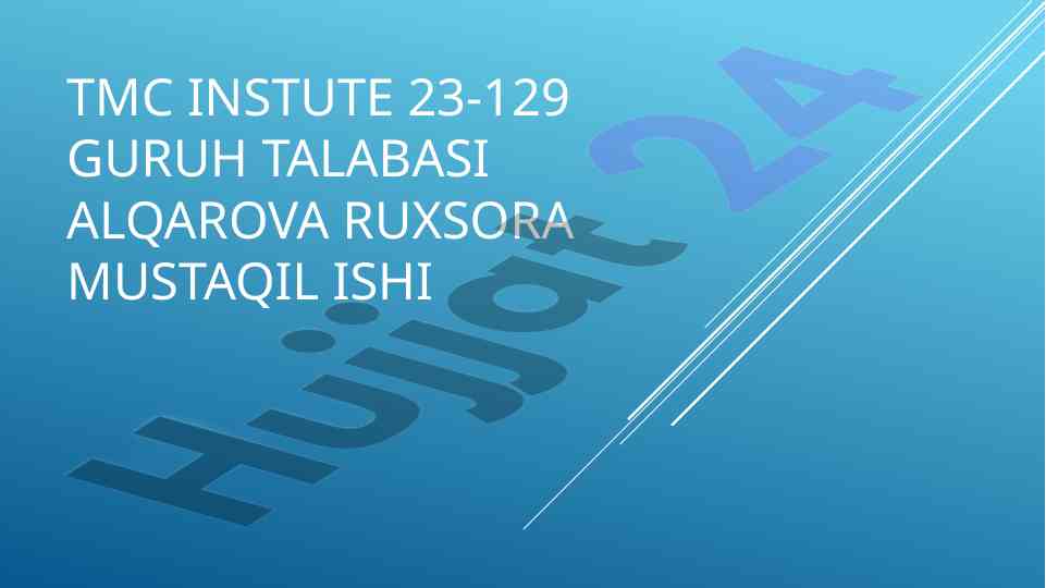 Ma’lumotlarni raqamli ko’rinishga o’giruvchi vositalar
