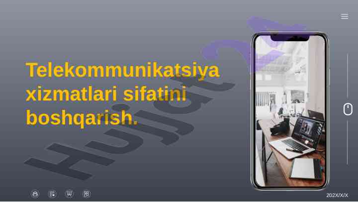Telekommunikatsiya xizmatlari sifatini boshqarish