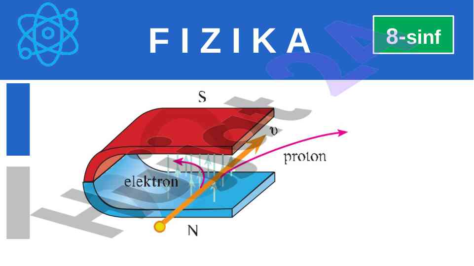 Fizika 8-sinf elektromagnitlar mustahkamlash