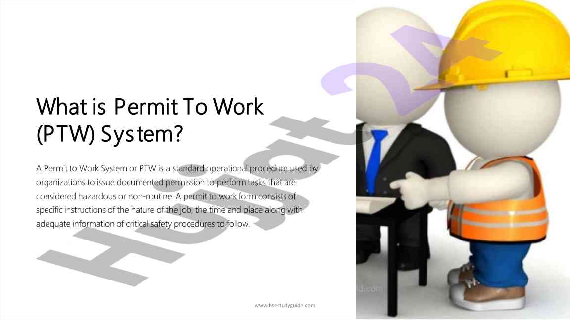 Understanding permit to work system and its types