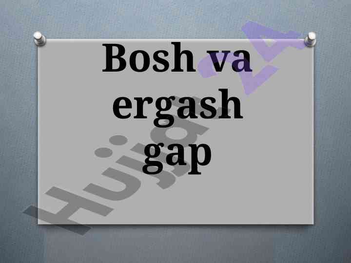 Ergashgan qo‘shma gaplar tushunchasi va tuzilishi