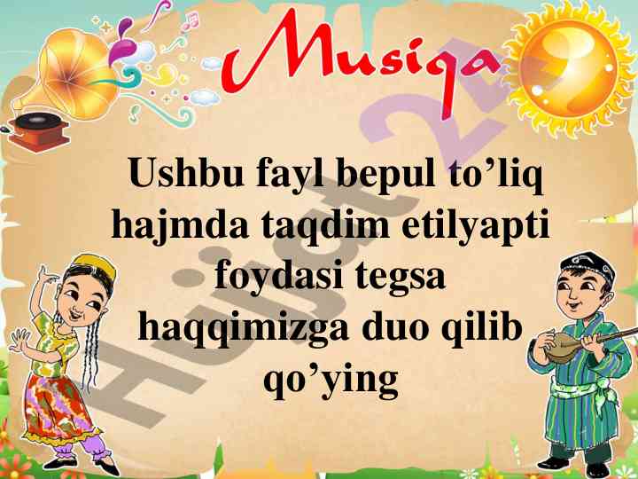 Bepul fayl taqdimoti va foydasi