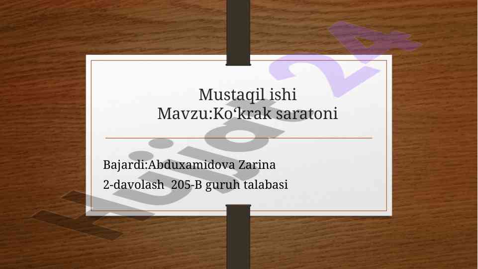 Koʻkrak saratoni haqida ma'lumotlar