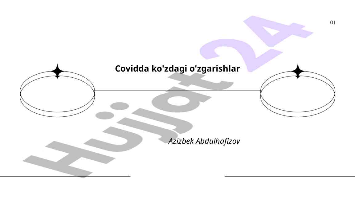 Covid-19 va ko'zdagi o'zgarishlar tahlili