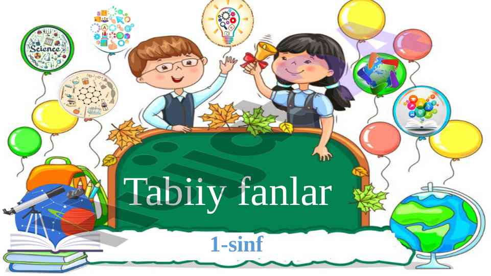 Tabiatni o‘rganish usullari 1-sinf uchun