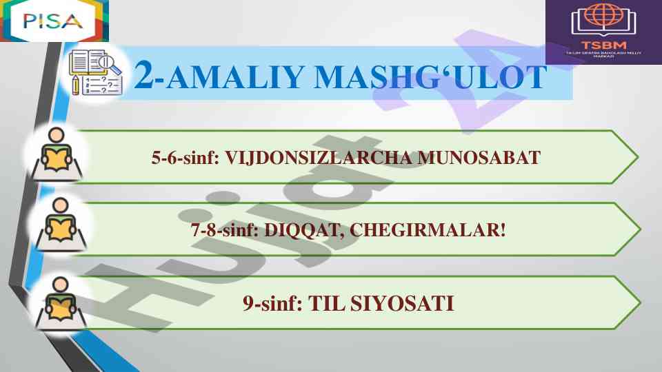 O‘qish savodxonligini shakllantirish mashg‘uloti
