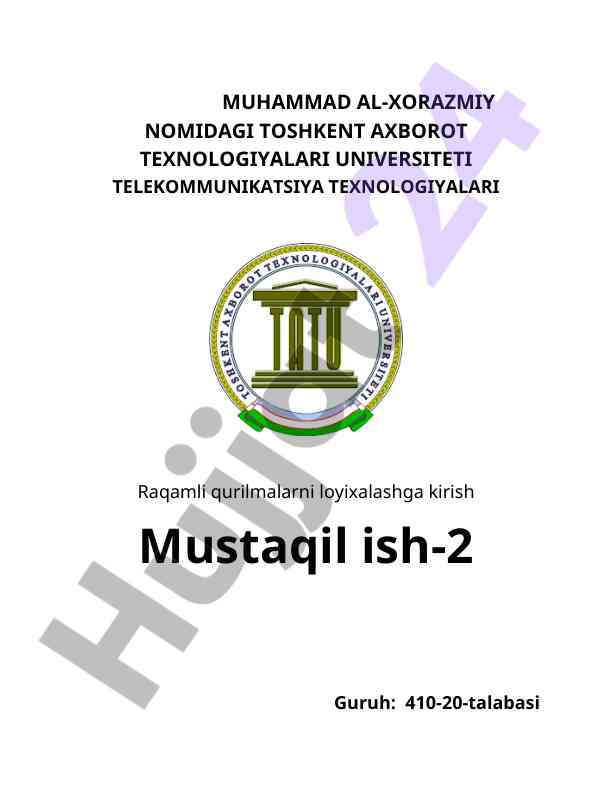 Mdya tranzistorlari asosida mantiqiy elementlar