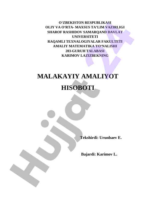 Matematik modellashtirish jarayonlari va funktsiyalar