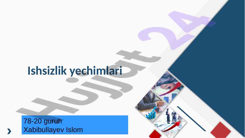 O'zbekistonda ishsizlik yechimlari va bandlik holati