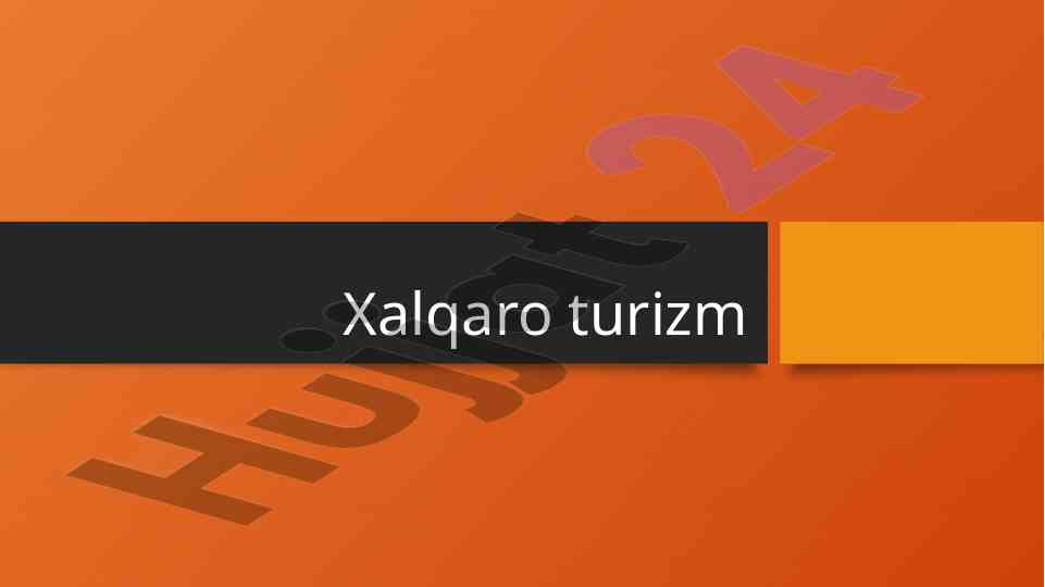 Xalqaro turizmda fransiya iqtisodiy ta'sir va turistik zonalar
